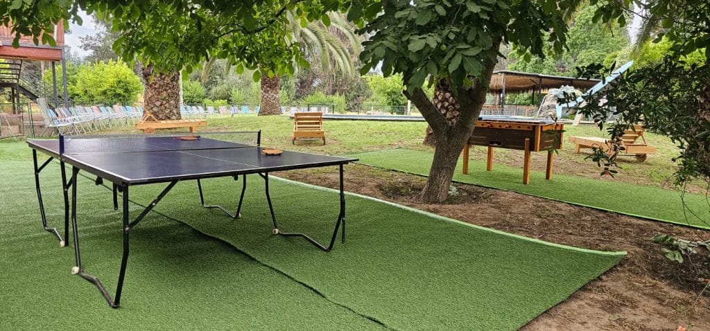mesa de ping pong espacio recrea acuelo chile